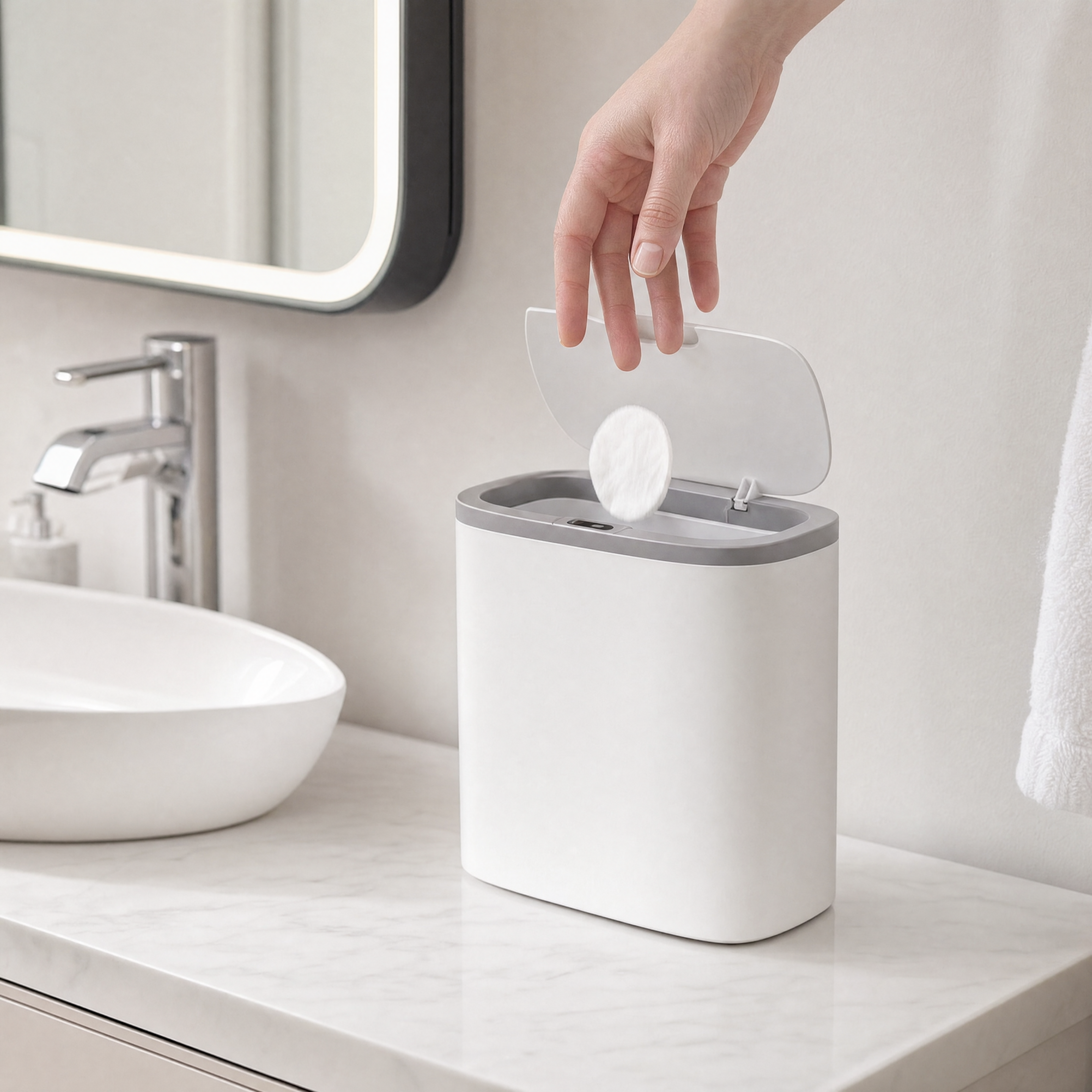 Touchless Sensor Trash Can